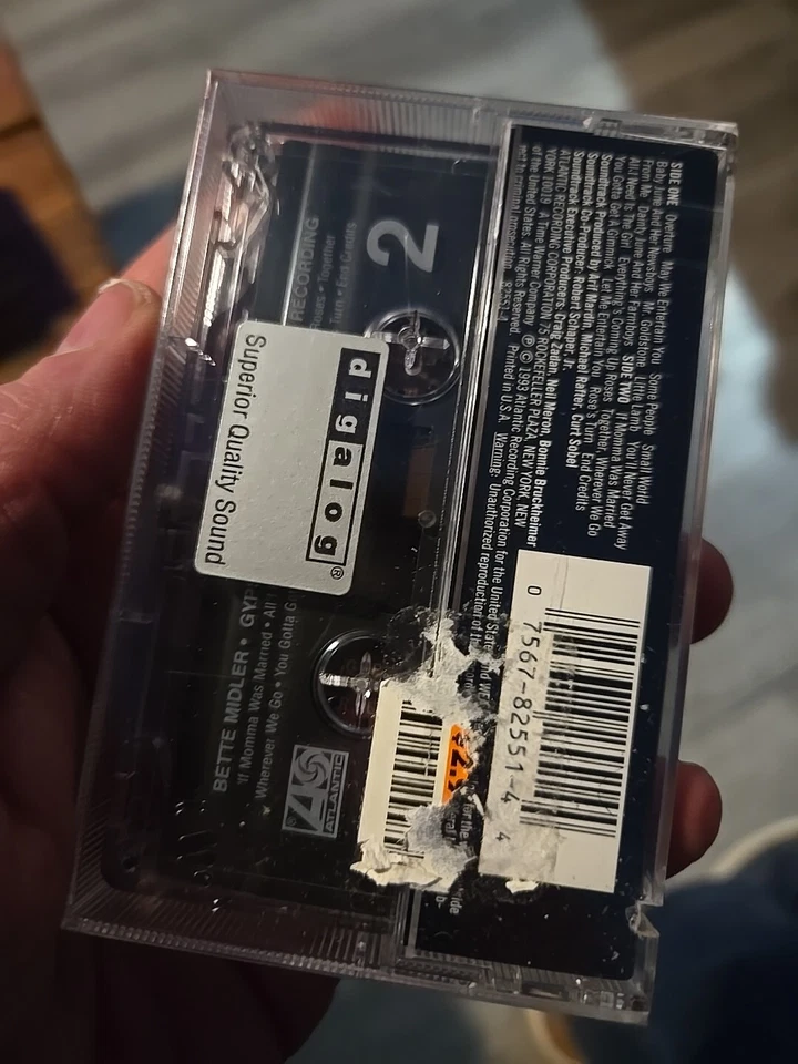 SEALED Bette Midler "Gypsy" (Broadway Cast Recording) 1983 Atlantic Records - Image 4 of 4