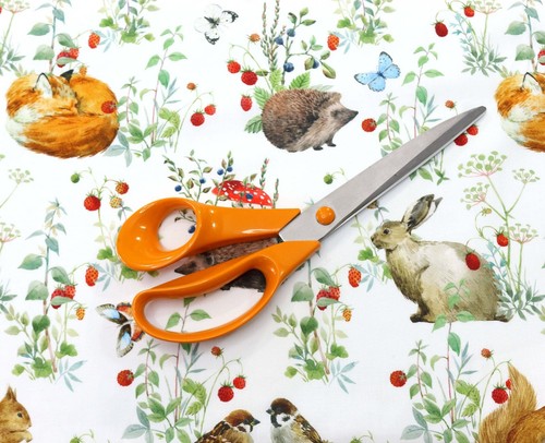 100% Cotton Fabric - In The Beginning, Hedgehog Hollow, Woodland animals fox - Picture 3 of 6