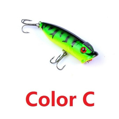 NEW 3" in Topwater Popper Lifelike Fishing Lure For Bass Sneakhead Pike Fishing - Picture 7 of 18