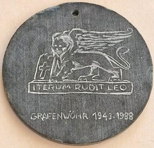 SAN MARCO GRAFENWOHR MARINE INFANTRY DIVISION PLAQUE ITERUM RUDIT LEO RSI 