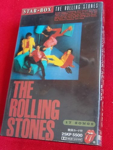 Vintage! 1989 THE ROLLING STONES / STAR BOX / JAPAN CASSETTE TAPE / UK 🚚 - Imagen 2 de 10