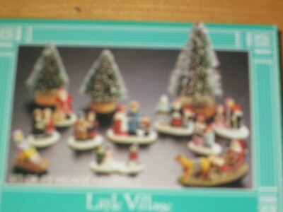 Little Village Collection Set Of 13 Figurines 1993 Christmas 29490