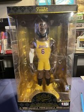 Funko Gold LEBRON JAMES Premium Vinyl Figure 12” Yellow Jersey Gold Premium