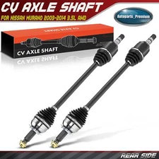 2x Rear Left & Right CV Axle Assembly for Nissan Murano 2003-2007 2009-2014 AWD