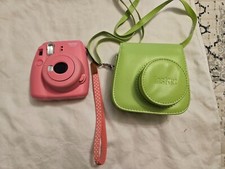 FujiFilm Instax Mini 9 Flamingo Pink Instant Film Camera with Carrying Case