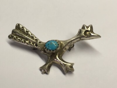Signed Navajo Artist Nellie Tso Sterling Silver Turquoise
