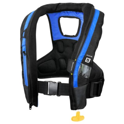 Bluestorm Arcus 40 Inflatable AUTOMATIC Life Jacket USCG Type 2 PFD, Deep Blue