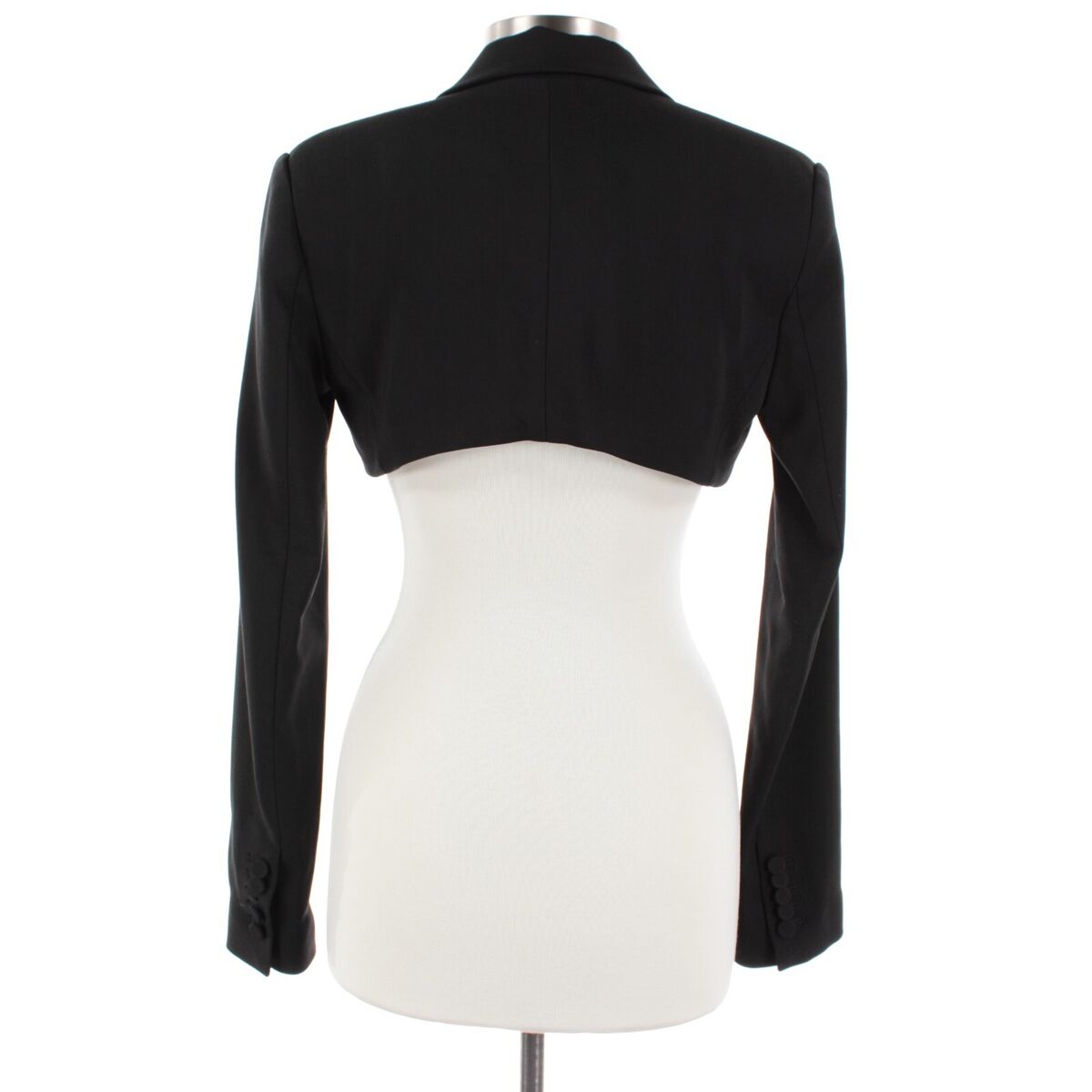 A.L.C. NWT Cropped Blazer Jacket Size 6 in Solid Black with A.L.C. NWT Cropped Blazer Jacket Size 6 in Solid Black with