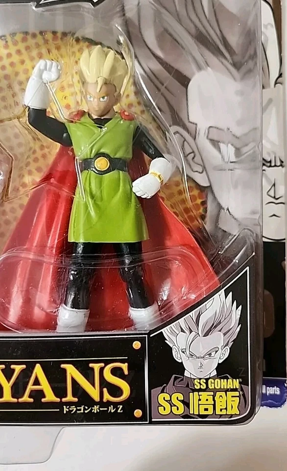 Dragon Ball Z: DBZ: Legend Of The Saiyans SS Gohan & SS Gohan Jakks Pacific 2006 - Imagem 3 de 4