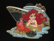 DCL Disney Cruise Line Captain's Choice 2008 Ariel Sebastian Disney Pin