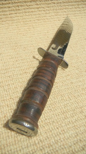 Camillus US Trailblazer 1975 Chrome Plated Mark II Fixed Blade Knife NO Sheath - Picture 21 of 23