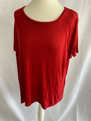 Primark Shirt T-Shirt Oberteil - Damen - Gr. L - rot