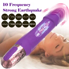 Rabbit Big Huge Large Vibrator G-Spot Dildo Adult Sex Toys For Women Realistic