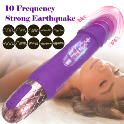 Rabbit Big Huge Large Vibrator G-Spot Dildo Adult Sex Toys For Women  Realistic