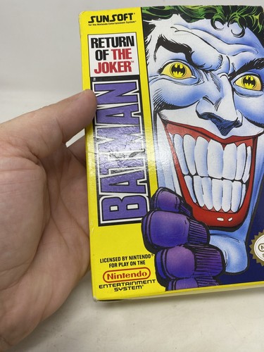 NINTENDO BATMAN RETURN OF THE JOKER CIB Completo En Caja Envío Rápido Auténtico - Imagen 3 de 24