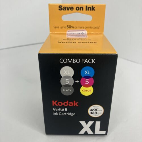 Kodak Verite 5 XL Combo Ink Cartridge Fast Drying Color Printer Waterproof - Picture 1 of 7