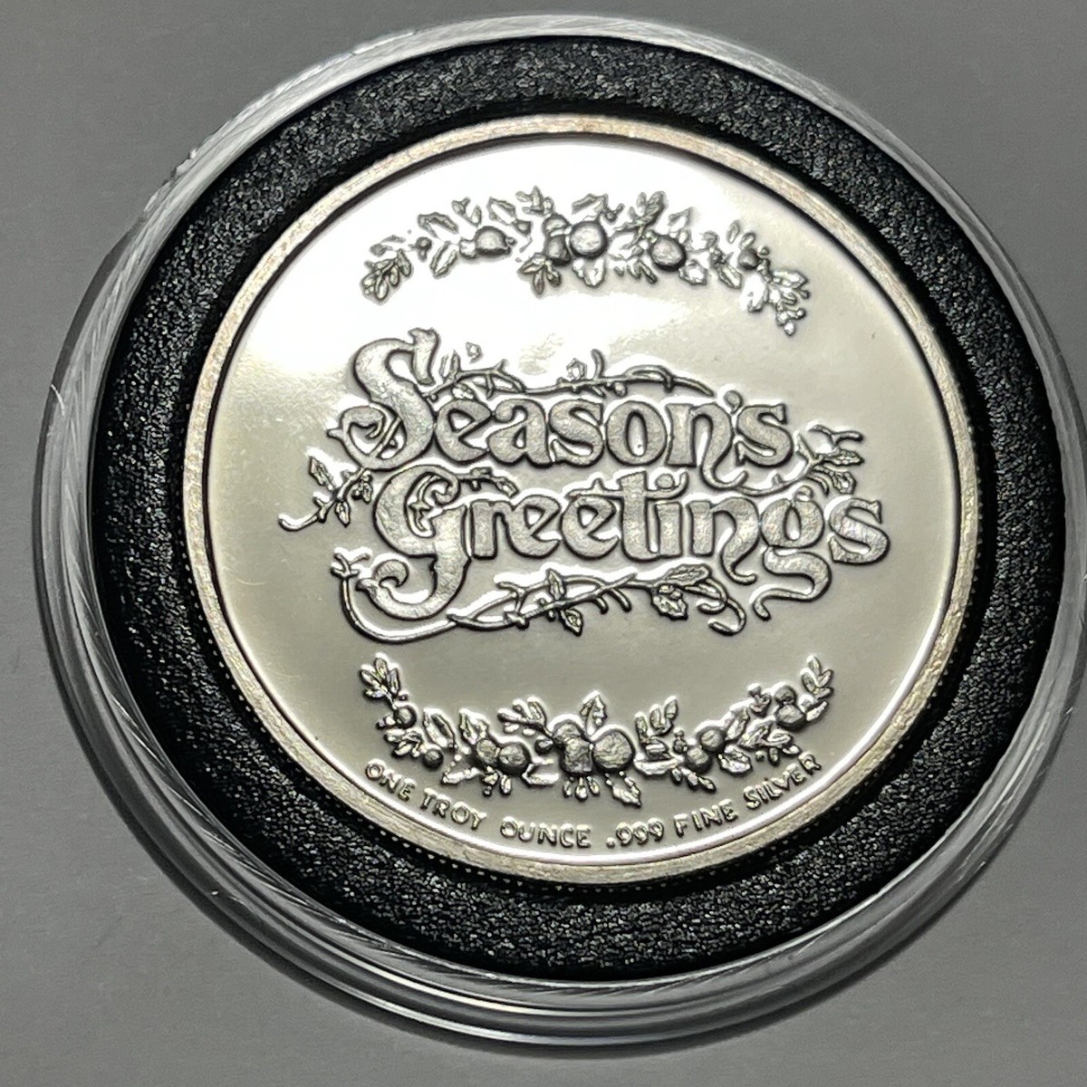 Tinkle Bells Santa Satire Holiday Rare Coin 1 Troy Oz .999 Fine
