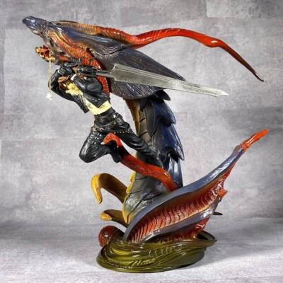 SQUALL & BAHAMUT Cold Cast Kotobukiya Final Fantasy 8 | eBay