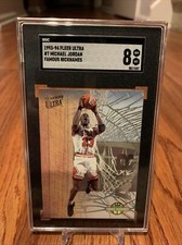 1993-94 Fleer Ultra #7 Michael Jordan Famous Nicknames SGC 8 NM-MT