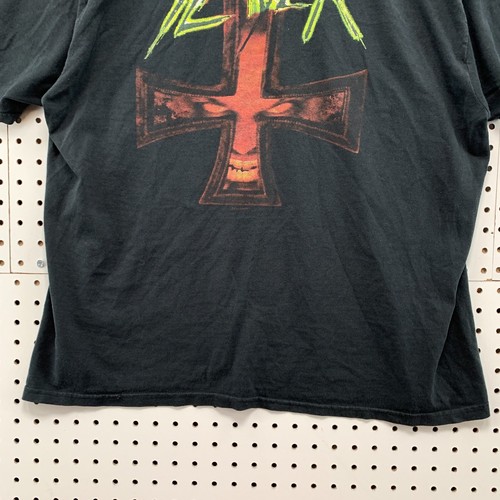 Vintage Slayer Shirt schwarz BAD Priest Musik Rock Band T-Shirt Herren XL 24x28,5 - Bild 15 von 18