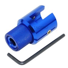 Anodized Blue Ruger 1022 1/2x28 Muzzle Brake Adapter Set