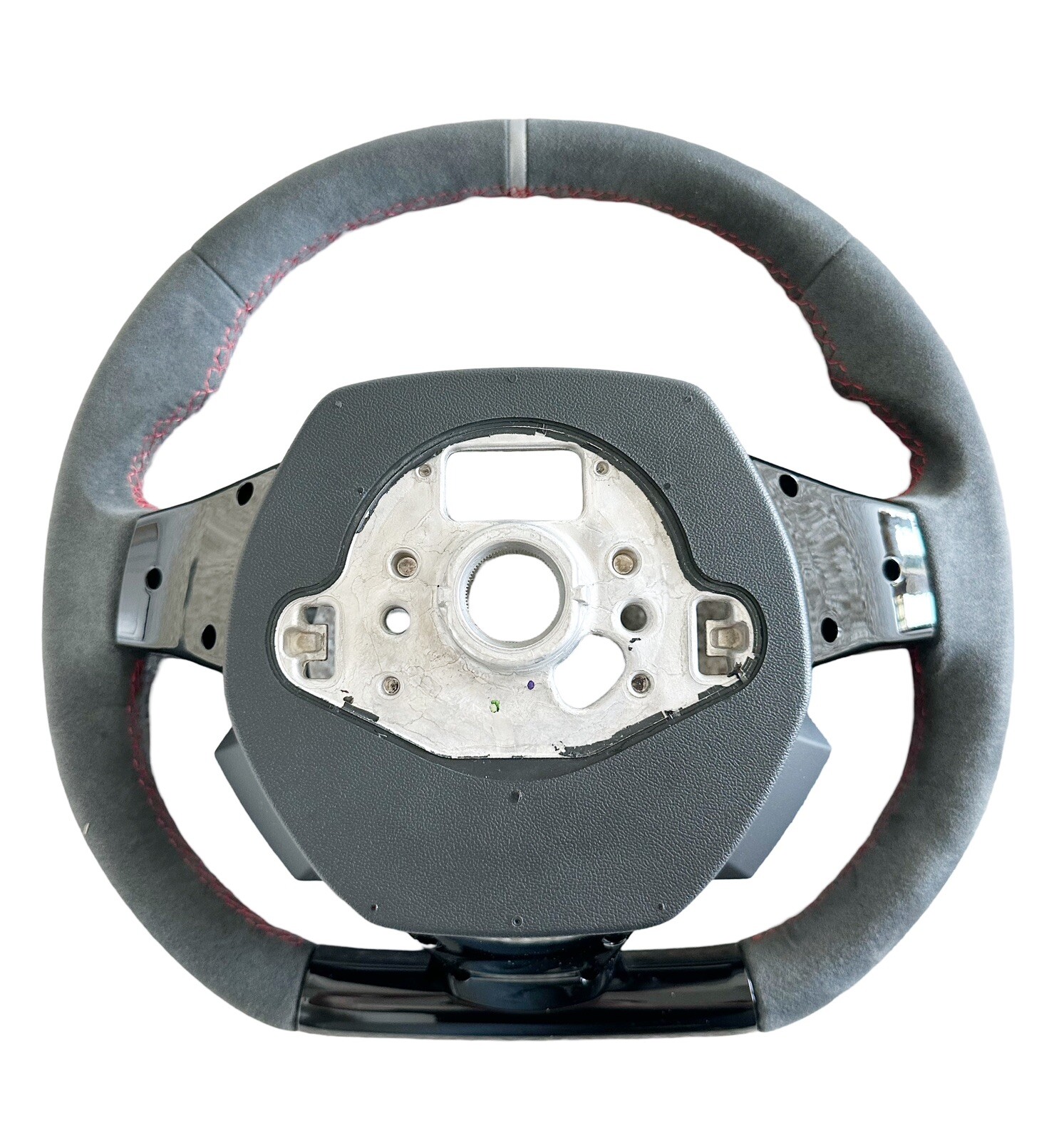 NEW GENUINE OEM LAMBORGHINI HURACAN PERFORMANTE EVO STO ALCANTARA STEERING WHEEL