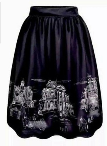 Disney Parks Dress Shop Her Universe Haunted Mansion Ballroom Skirt L