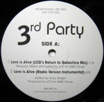 3rd Party - Love Is Alive 2x12'' Promo Vinyl Schallplatte 104141
