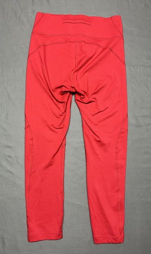 Outdoor Voices Leggings Women’s Size Small Red High Rise Athletic Pants - Picture 2 of 6
