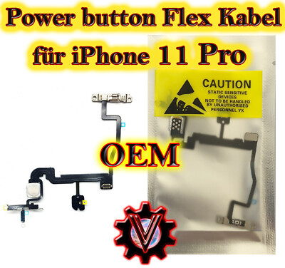 Für iPhone 11 Pro Power Button Flex Kabel An Aus Taste Kamera LED Blitzlicht OEM
