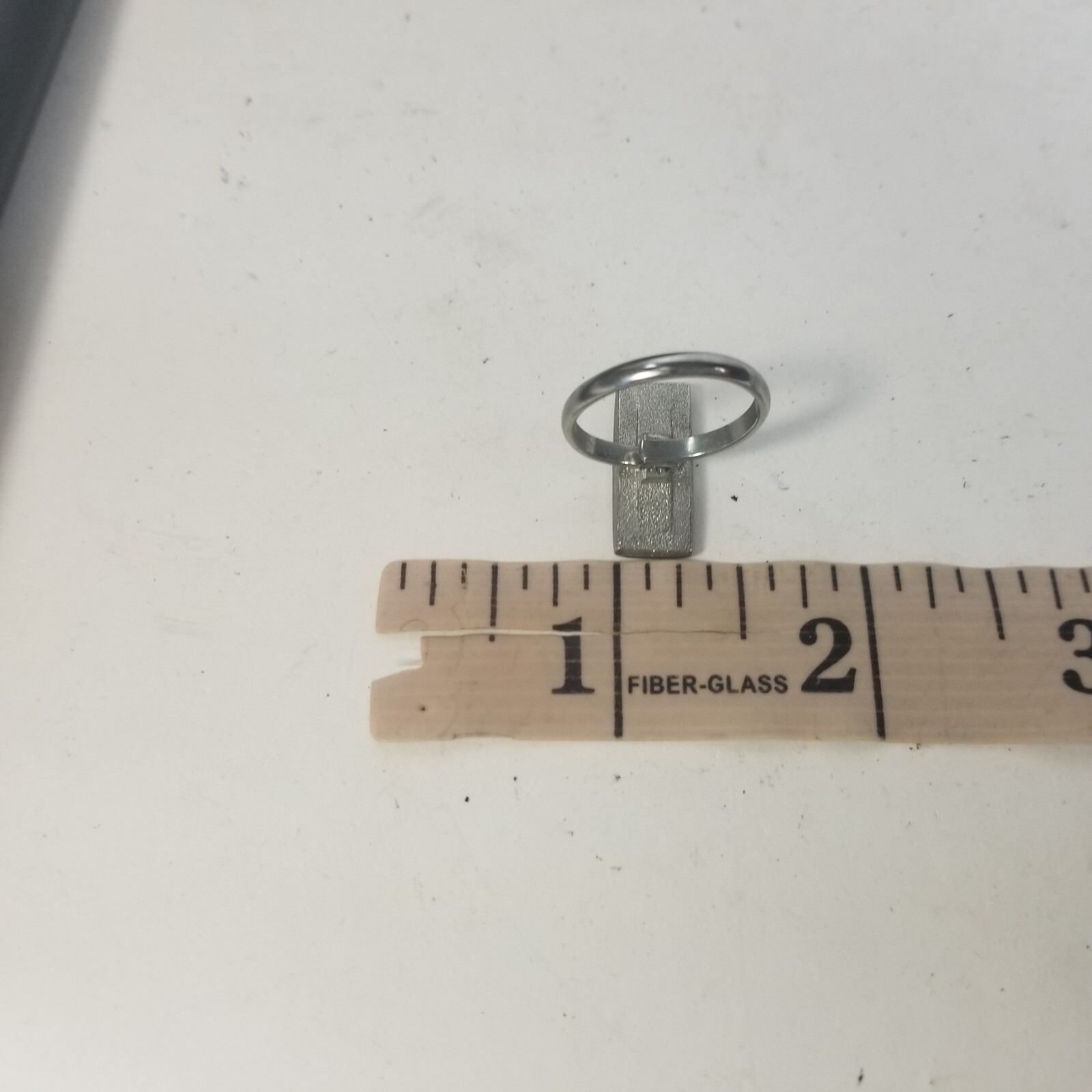 Fire Opal Silver Tone Adjustable Ring Rectangle B… - image 10