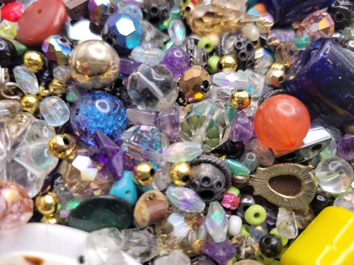 RIESIGES Set Perlen Keramik Kristall Metall Glas Kunststoff Handwerk Schmuck GROSSPACKUNG 2,14 PFUND - Bild 9 von 20