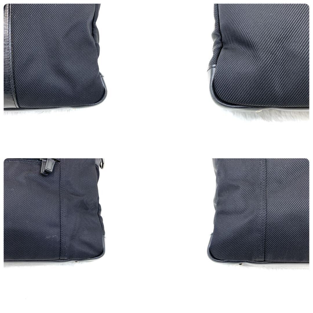 Burberry Black Label 2way shoulder Business Bag Check logo Burberry Black Label 2way shoulder Business Bag Check logo