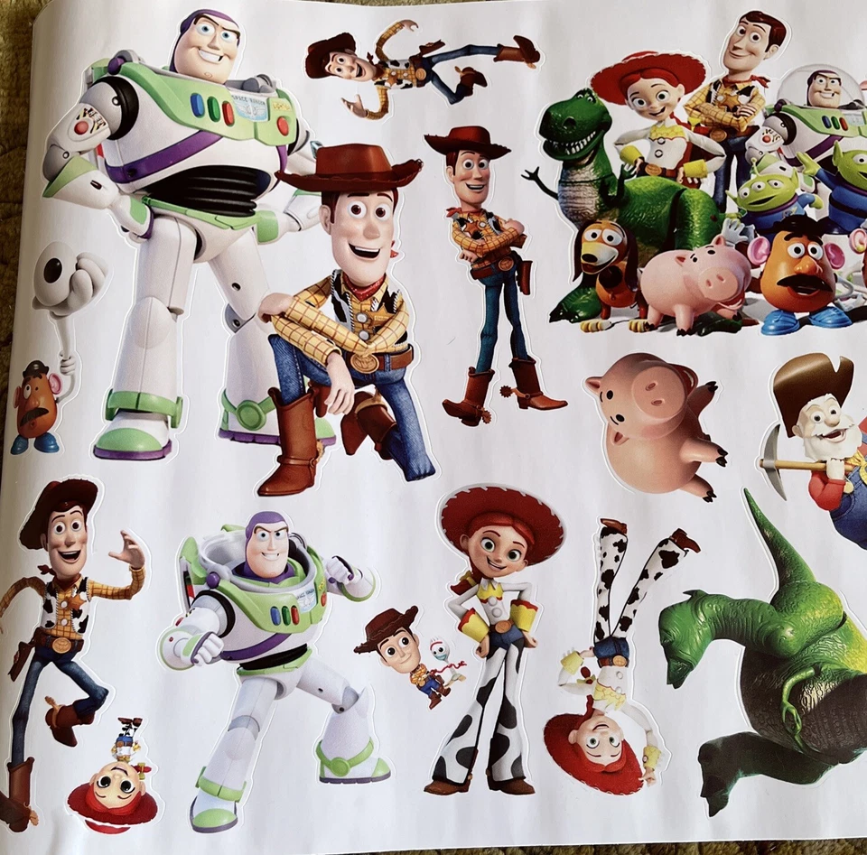 30 Toy Story Wall Decals For Children’s room, Woody & Buzz / New - Image 2 of 4
