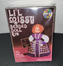 Vintage 1979 Li'l Missy Beaded Doll Kit 13387 Teacher by Holiday USA New/Sealed