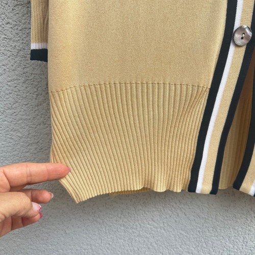 Exklusive Misook Damen 3/4 Arm Strickjacke Größe M reif Old Money V-Ausschnitt - Bild 6 von 14