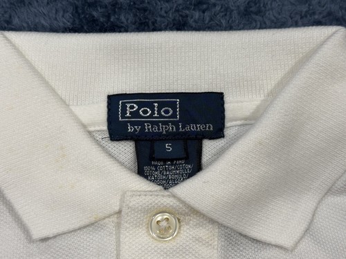 Polo Ralph Lauren Boys Short Sleeve Polo Shirt Big Pony US OPEN White 5, 392015 - Picture 2 of 6