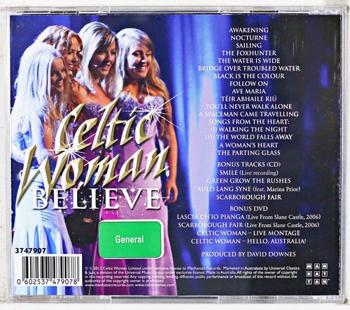 Celtic Woman - Believe [Tour Edition Includes Bonu... (CD 2021) - Picture 3 of 3