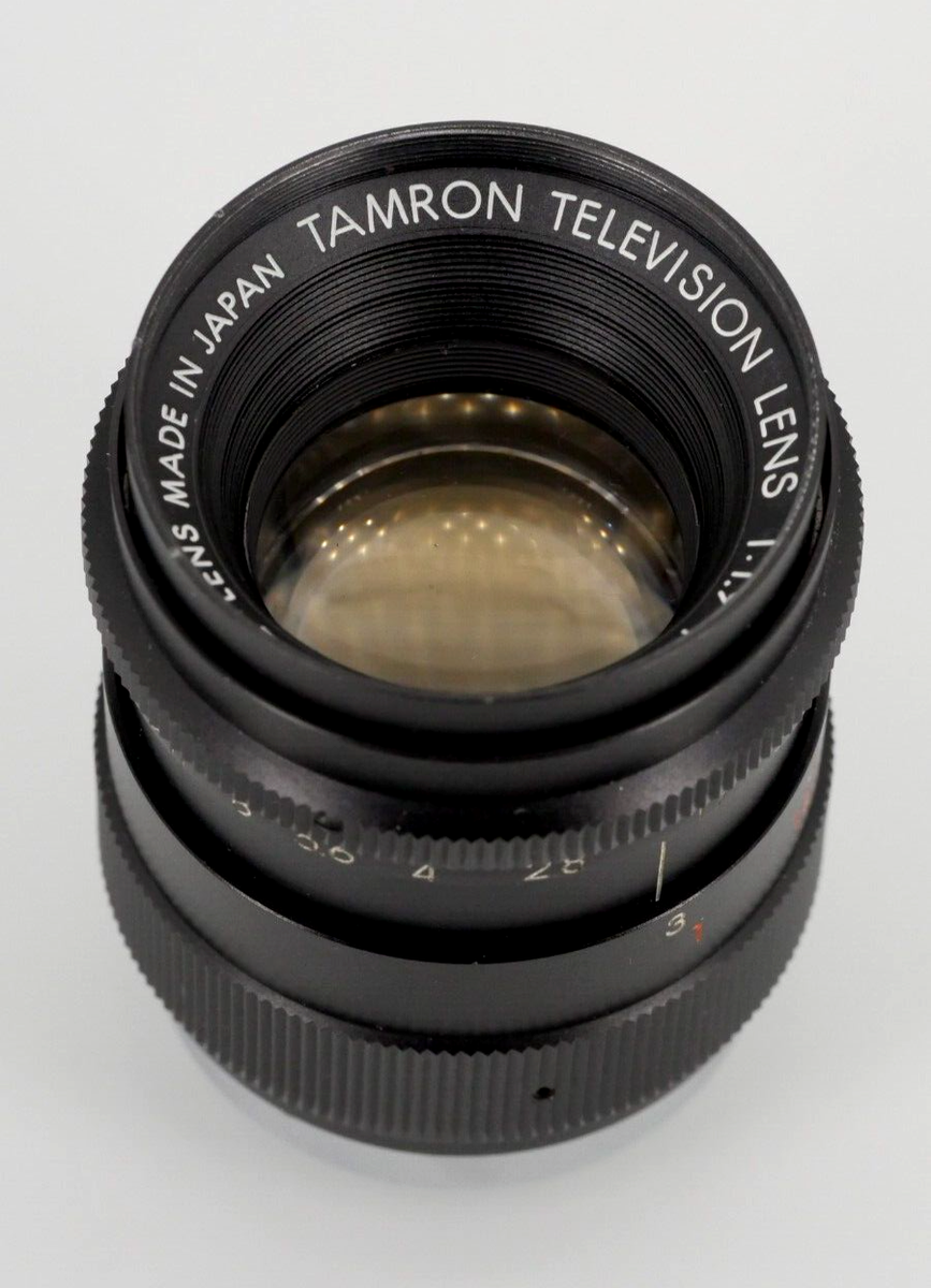 Cine Lens TAMRON Television 50 f1,9 C-Mount BMPCC SUPER16 RARE