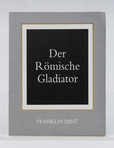 Der römische Gladiator Roman Gladiator 110 AD - Franklin Mint - Silver, Gold - Bild 6 von 7