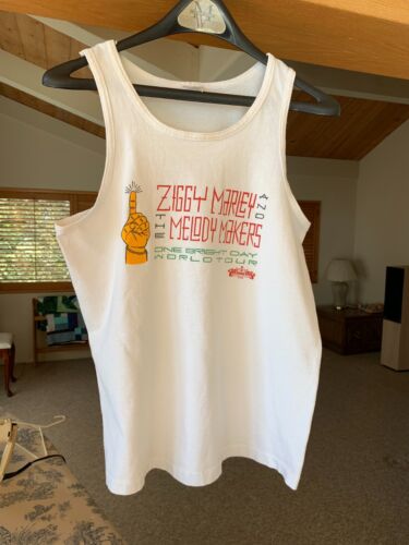 ZIGGY MARLEY Concert Tank Top shirt LARGE ONE BRI… - image 1
