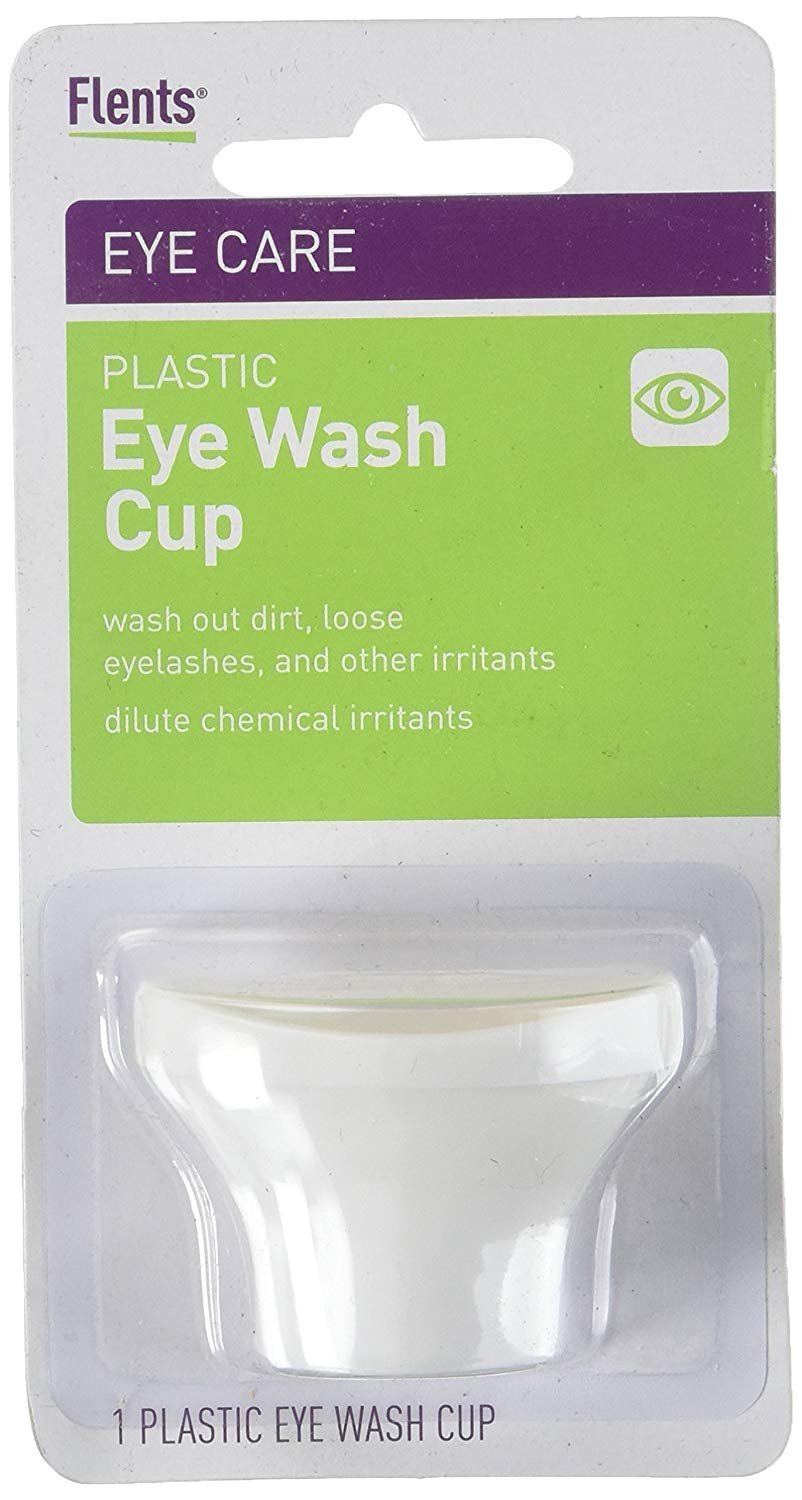 Flents Eye Care Plastic Eye Wash Cups Loose Eyelashes and Wash Out Dirt