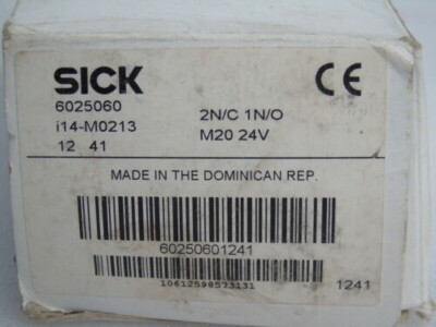 Sensore Induttivo SICK IM12-04NCP-ZC1 7902930 – Nuovo, Mai Usato, Made In Germany