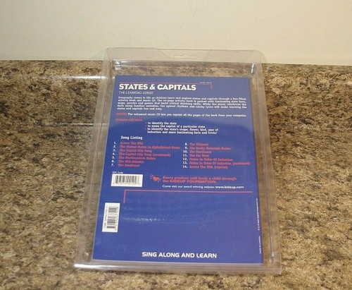 U.S. States Capitals CD & Book Set Teacher Resource Homeschool Sealed NEW - Picture 2 of 3