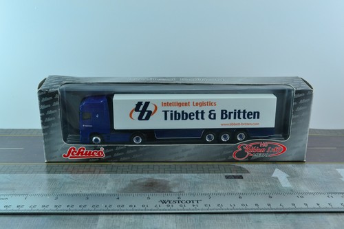 Schuco DAF XF 95 Tractor Trailer Truck Tibett Logistics 1:87 (HO5223) - Picture 3 of 3