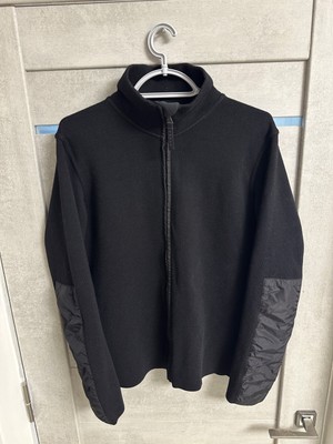 prada full zip nylon sweater