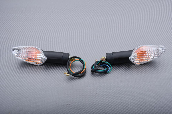Clignotants avant blancs pour Honda CB 300F 2015-2017 paire de feux de direction