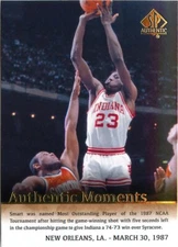 Keith Smart 1987 Champs Shot 2014-15 Upper Deck SP Authentic Moments Card #51