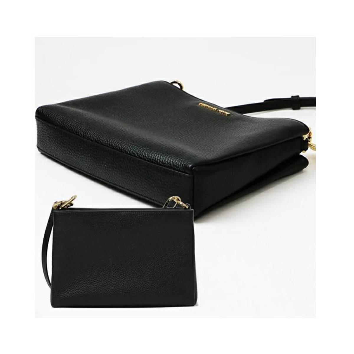 Michael Kors Trisha Leather Medium Triple Compartment Crossbody