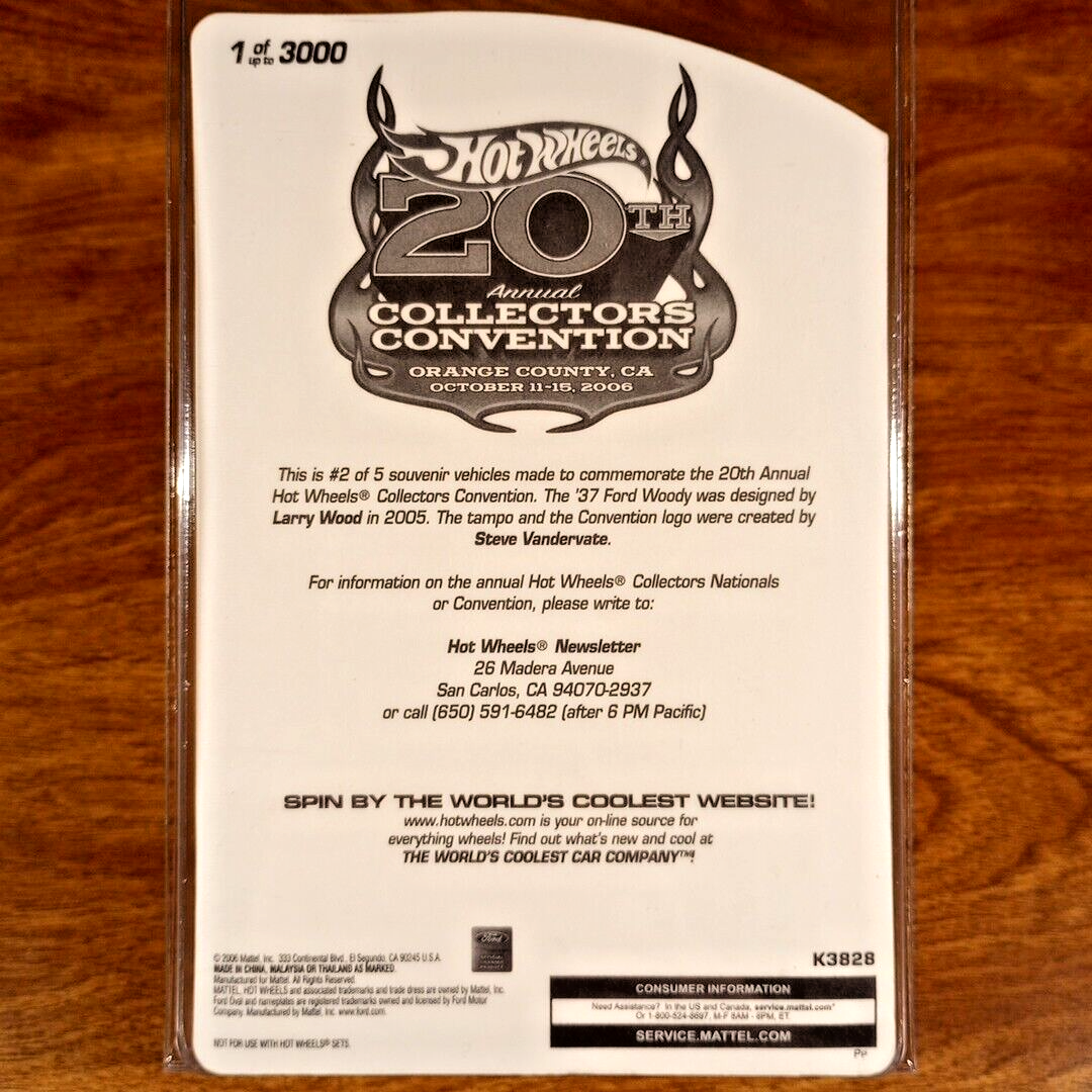 Hot Wheels RLC 20th Collectors Convention '37 Ford Woody Woodie 1